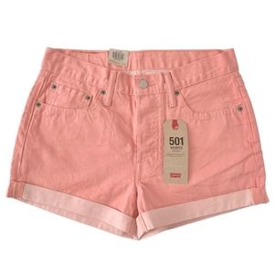 Levi’s 501  Cuffed Hem Denim Shorts